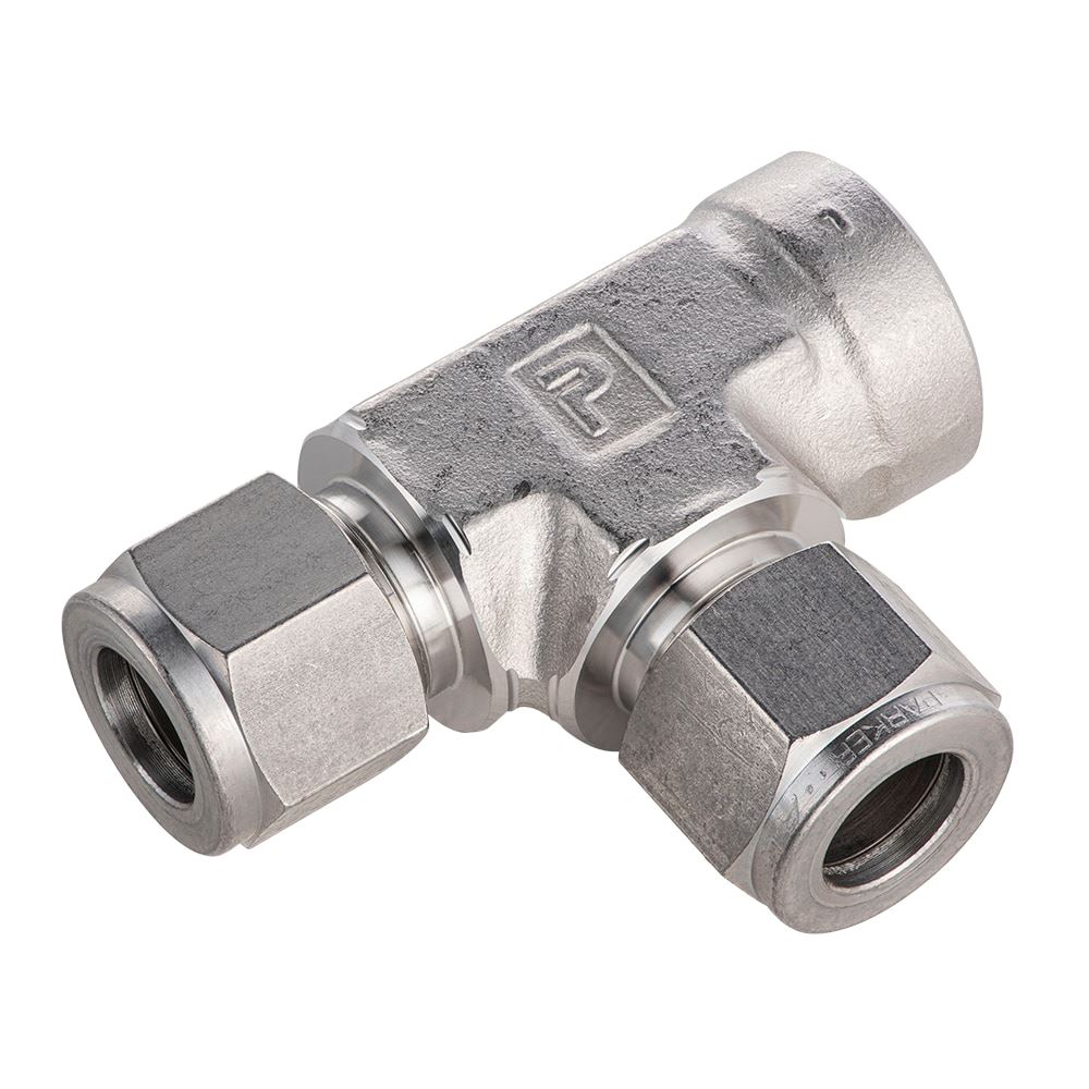 Picture for category Parker Tube Fitting, NPT Female Run Tee - A-LOK Series