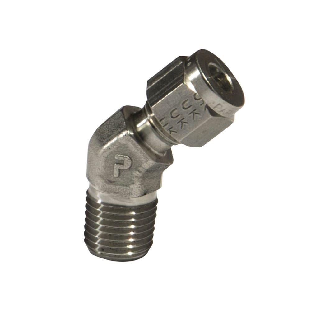 Picture for category Parker Tube Fitting, NPT Male 45