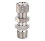 Picture for category Parker Tube Fitting, NPT Male Bulkhead Connector - A-LOK Series