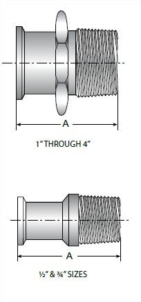 Picture for category Clamp X Male NPT Adapter