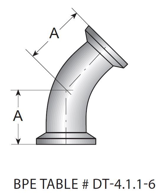 Picture for category Clamp 45 Degree Elbow