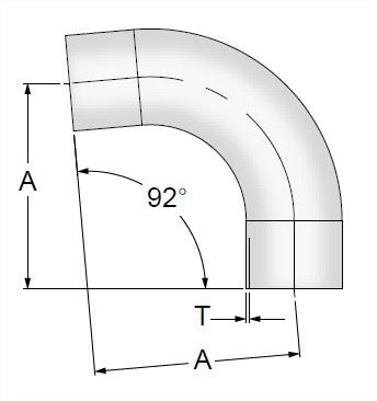 Picture for category BPE AWF 92 Degree Elbow