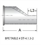 Picture for category BPE AWF X Clamp Eccentric Reducer