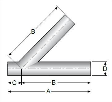 Picture for category Weld End 45 Degree Lateral